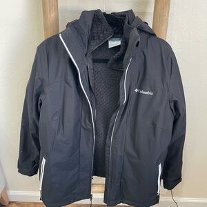 Columbia Black Interchange Jacket